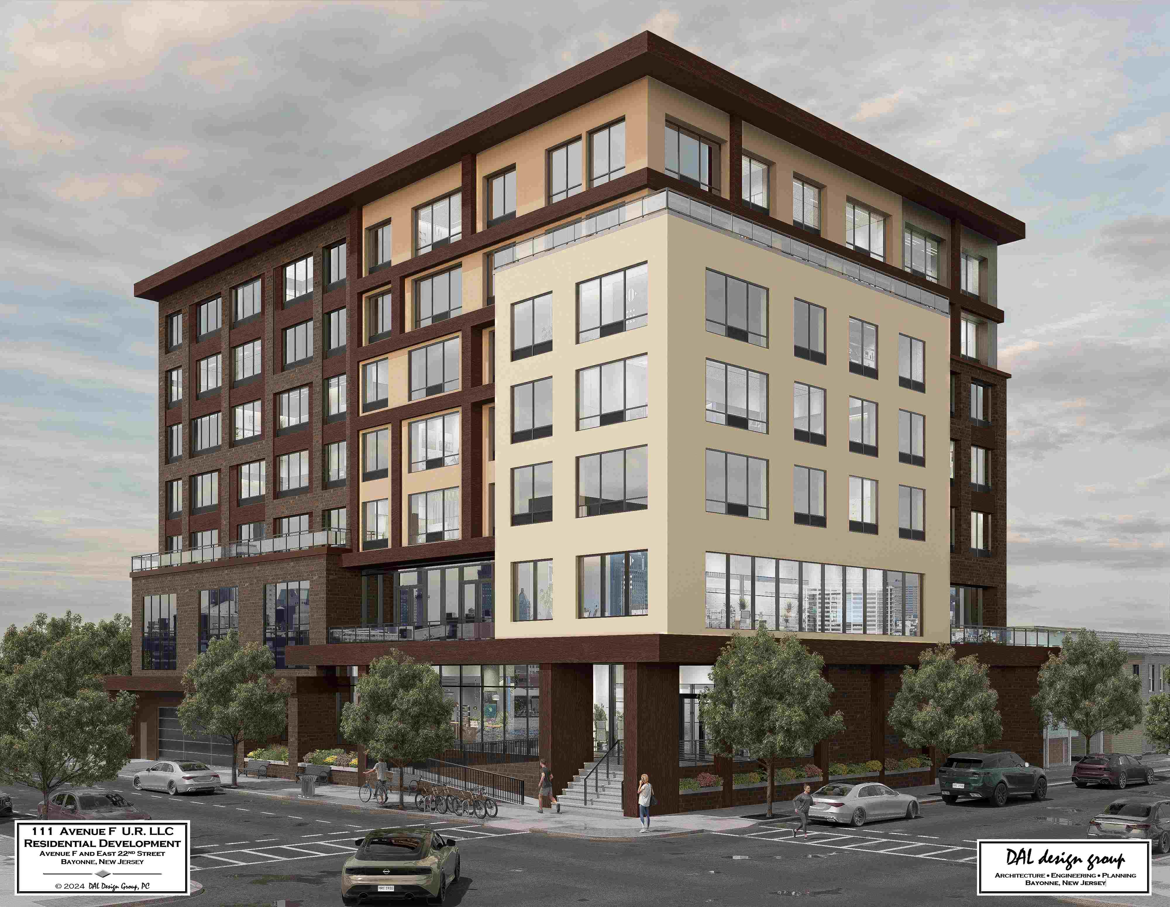 Artist’s rendering, 111 Avenue F, Bayonne, NJ
