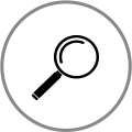 Magnifying glass icon 