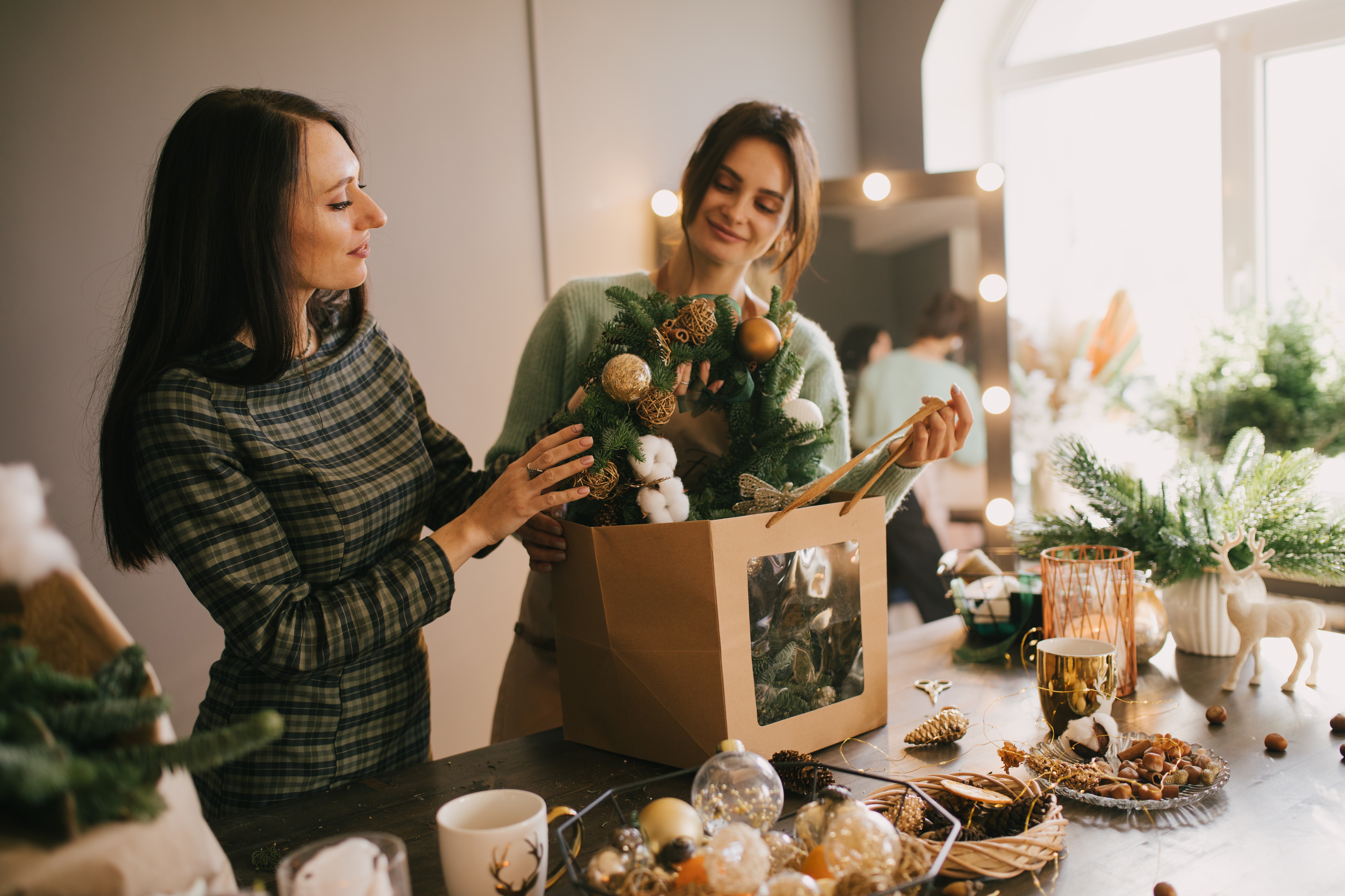 Shop Small - people shopping